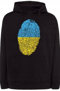 Ukraina Flaga Odcisk Bluza Męska Moda r.4XL - Inna marka