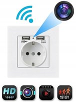 UKRYTA KAMERA SZPIEGOWSKA W GNIAZDKU ELEKTRYCZNYM WIFI USB 2,1A Inna marka