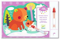 Ukryte W Lesie - Kolorowanki Wodne Djeco