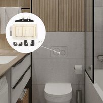 Ukryty przycisk spłukujący Edplit Invisi Tile Touch (Geberit Sigma) Geberit