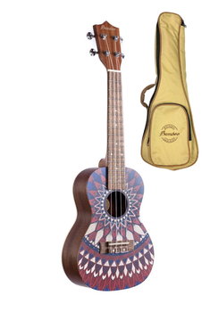 Ukulele koncertowe Bamboo BU-23 Passion z pokrowcem - Bamboo