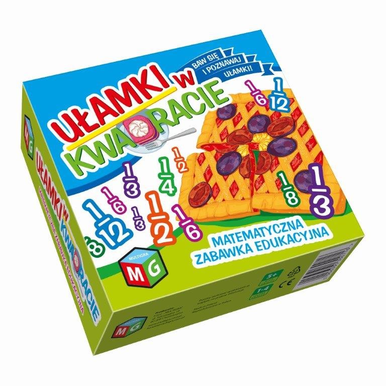 Ułamki w kwadracie, gra edukacyjna, MULTIGRA