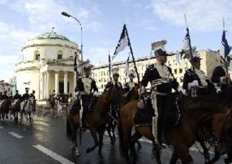Konnica na ulicach Warszawy