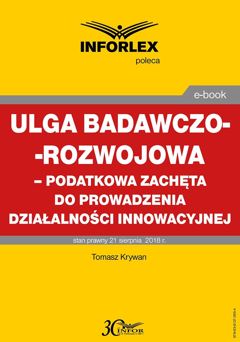 Ulga Badawczo-rozwojowa – Podatkowa Zachęta Do Prowadzenia Działalności ...