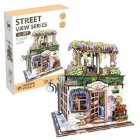 Uliczny zakątek kwiaciarnia