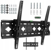 Ultra Mocny Uchwyt do Telewizora 32-90 cali 80kg regulacja nachylenia