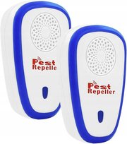 Ultradźwiękowy Odstraszacz Szkodników Komarów, Myszy, Pcheł, Gryzon 2 Szt.