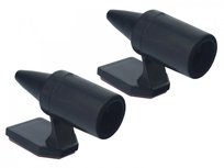 Ultradźwiękowy odstraszacz zwierząt 2 szt. (czarne gwizdki)