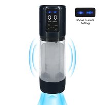 Ultralift - Automatic Waterproof Masturbator Pump - Gun Metal SHOT