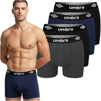 UMBRO Bokserki Męskie 4 sztuki BM560 Rozmiar XXL Umbro