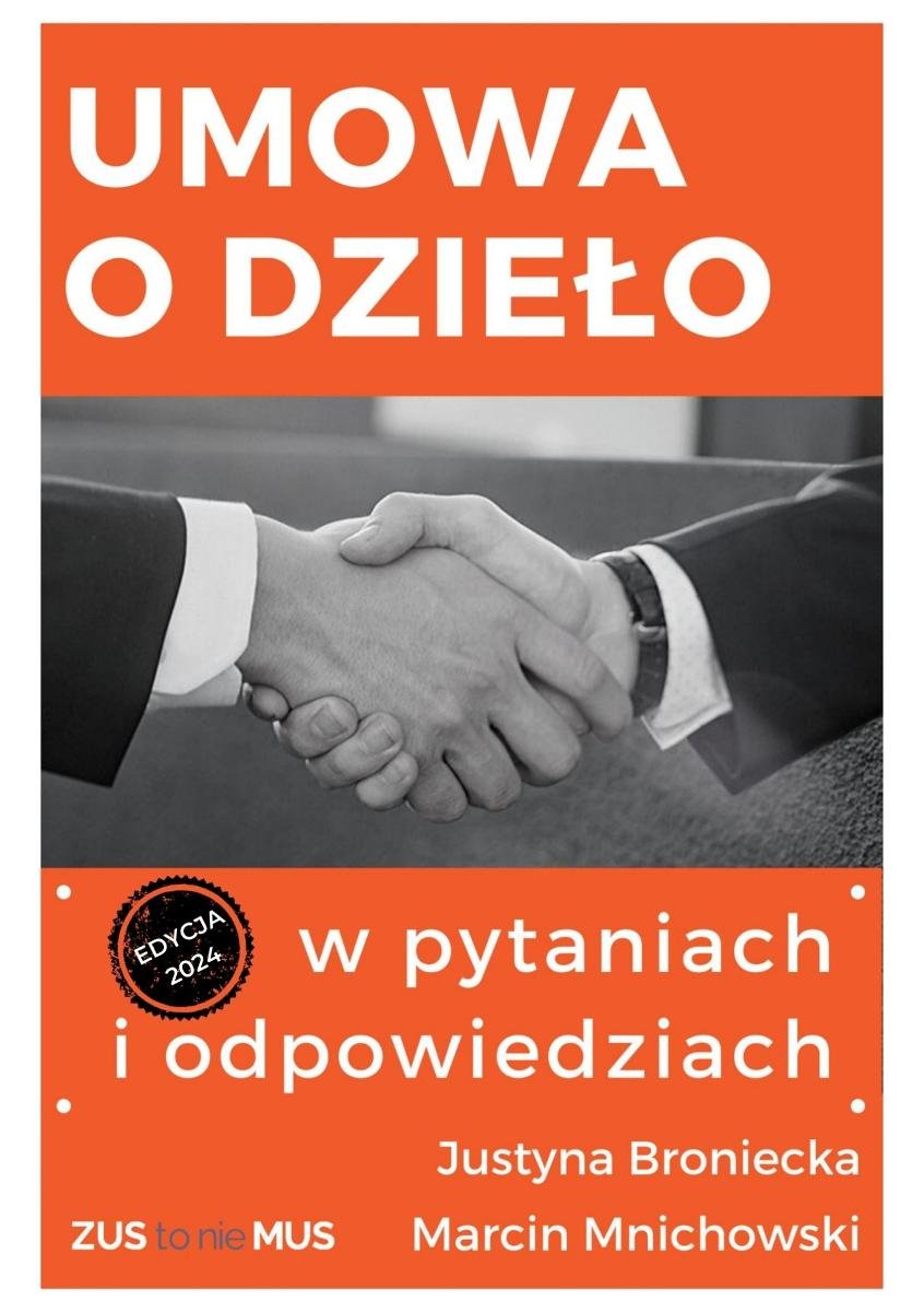 Umowa o dzieło w pytaniach i odpowiedziach - ebook PDF - Broniecka