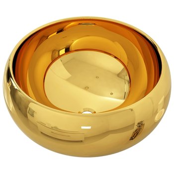 Umywalka łazienkowa ceramika złota 400x150 mm - Zakito Europe