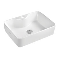 Umywalka Nablatowa prostokątna Invena Patras 49 cm z otworem na baterię