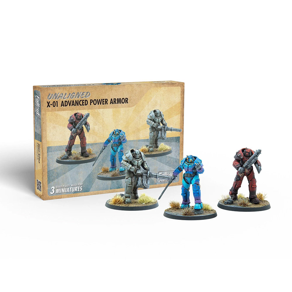 Unaligned X-01 Power Armor, Fallout Wasteland Warfare, Modiphius ...