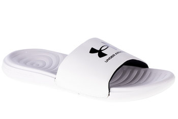 Under Armour Ansa Fixed Slides 3023761-103, Męskie, klapki, Białe - Under Armour