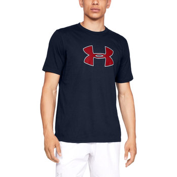 Under Armour Big Logo SS Tee 1329583-408, Męskie, t-shirt, Granatowy - Under Armour