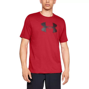 Under Armour Big Logo SS Tee 1329583-600, Męskie, t-shirt, Czerwony - Under Armour