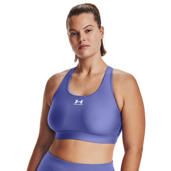 Under Armour, Biustonosz treningowy HG Armour Mid Padless, Fioletowy, 1373865-495, Rozmiar S - Under Armour