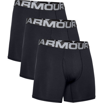 Under Armour, Bokserki sportowe męskie (3-pack), Charged Cotton 6in 3 Pack, 1363617-001, Czarne, Rozmiar L - Under Armour