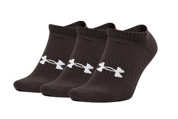 Under Armour Core No Show 3Pk Socks 1363241-001, Kobieta/Mężczyzna, Skarpetki, Czarne - Under Armour