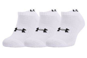 Under Armour Core No Show 3Pk Socks 1363241-100, Kobieta/Mężczyzna, Skarpetki, Biały - Under Armour