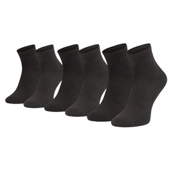 Under Armour Core Quarter 3-Pack Socks 1358344-001, Kobieta/Mężczyzna, Skarpetki, Czarne - Under Armour