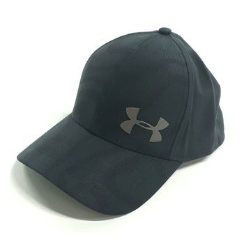 Under Armour, Czapka z daszkiem, Mens Printed Airvent Core Cap 1351480 001, czarny, rozmiar S - Under Armour