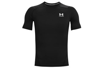 Under Armour Heatgear Armour Short Sleeve 1361518-001, Mężczyzna, T-shirt kompresyjny,T-shirt, Czarny - Under Armour