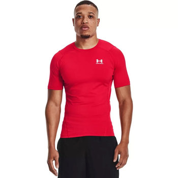 Under Armour Heatgear Armour Short Sleeve 1361518-600, Mężczyzna, T-shirt,T-shirt kompresyjny, Czerwony - Under Armour