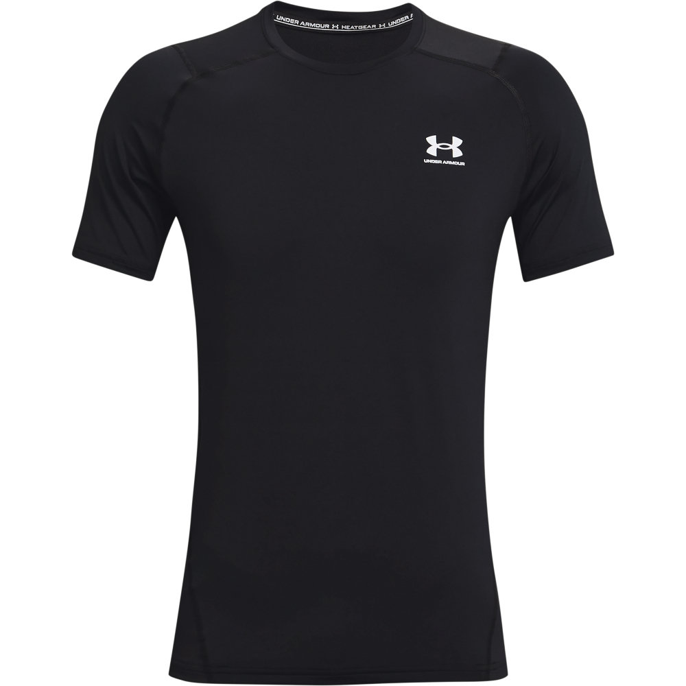 Under Armour Koszulka m ska z krotkim r kawem HeatGear Fitted UAR 1361683001 001 XL Rozmiar XL Czarna Under Armour Sport Sklep EMPIK.COM