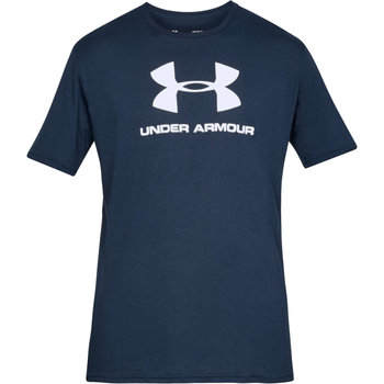 Under Armour, Koszulka sportowa męska, SPORTSTYLE LOGO SS, 1329590-408, Granatowa, Rozmiar XL - Under Armour