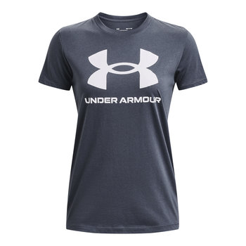 Under Armour, Koszulka treningowa damska, Sportstyle Logo SS, Grafitowa, 1356305-044, Rozmiar M - Under Armour