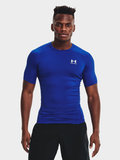 Under Armour, Koszulka treningowa męska HG Armour Comp SS, 1361518-400, Niebieska, Rozmiar XL - Under Armour