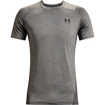 Under Armour, Koszulka treningowa męska HG Armour Fitted SS, 1361683-090, Szary, rozmiar L - Under Armour