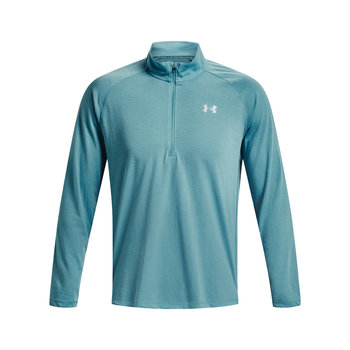 Under Armour, Longsleeve sportowy męski Streaker Half Zip, Niebieski, 1361474-400, Rozmiar M - Under Armour