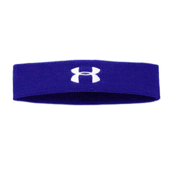 Under Armour, Opaska na głowę, Performance Headband 400, niebieska - Under Armour