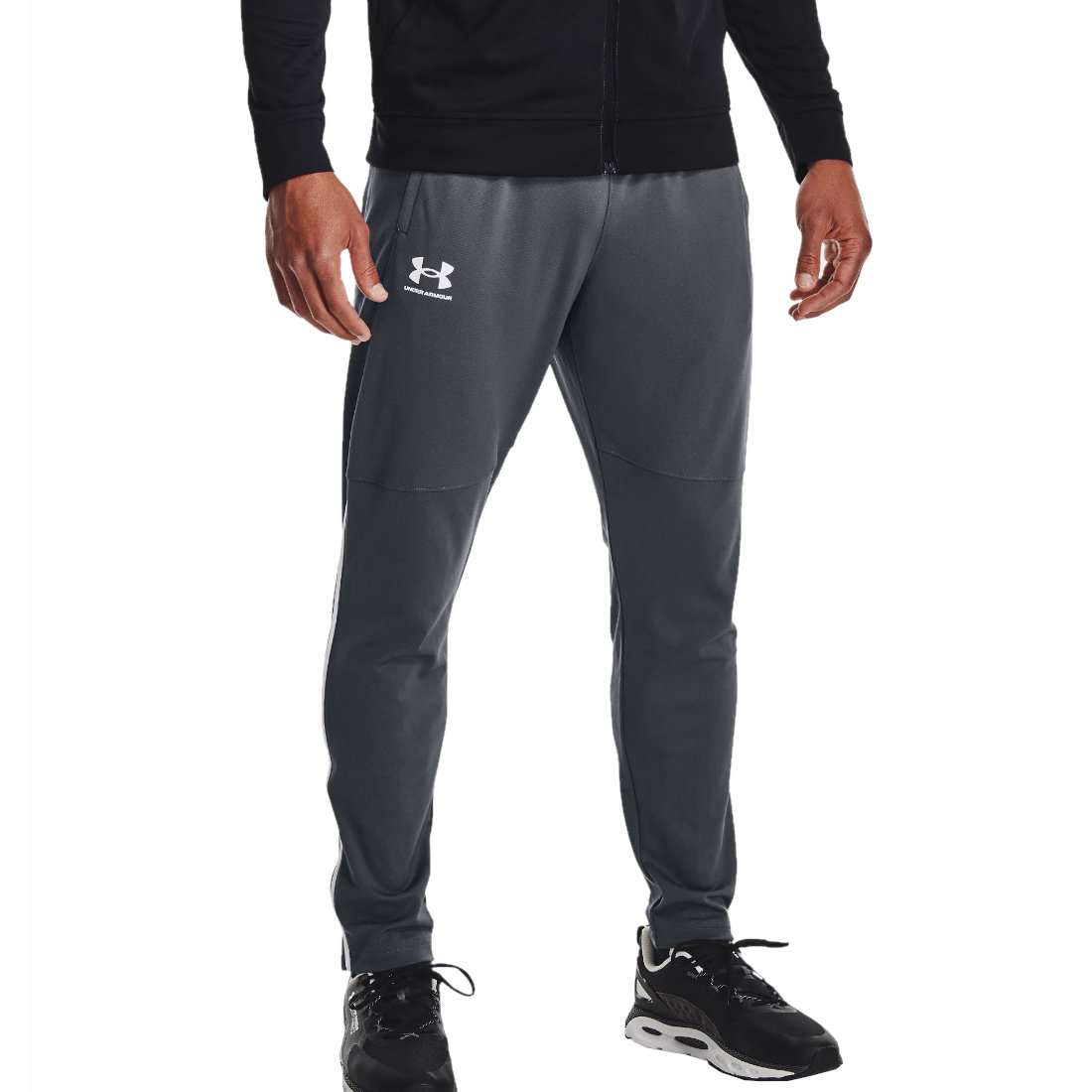 Under Armour Pique Track Pants 1366203012 męskie spodnie szare Under