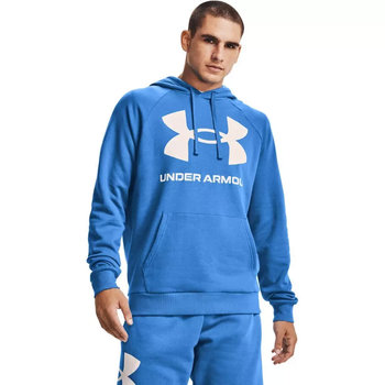 Under Armour Rival Fleece Big Logo Hoodie 1357093-787, Mężczyzna, Bluza sportowa, Niebieska - Under Armour