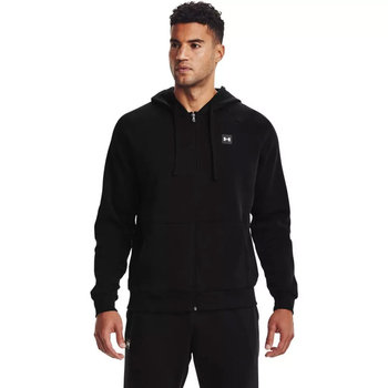 Under Armour Rival Fleece FZ Hoodie 1357111-001, Mężczyzna, Bluza sportowa, Czarna - Under Armour