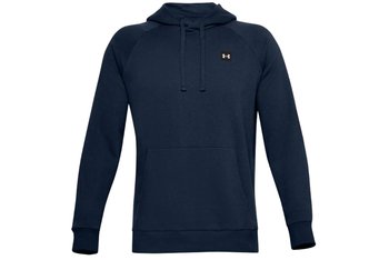 Under Armour Rival Fleece Hoodie 1357092-408, Mężczyzna, Bluza sportowa, Granatowa - Under Armour