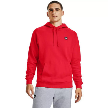 Under Armour Rival Fleece Hoodie 1357092-600, Mężczyzna, Bluza sportowa, Czerwony - Under Armour