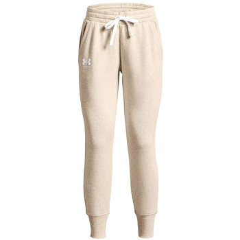 Under Armour Rival Fleece Joggers 1356416-783 Damskie Spodnie Beżowe - Under Armour