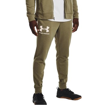 Under Armour Rival Terry Joggers 1361642-361 Męskie Spodnie Zielone - Under Armour