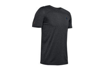 Under Armour Rush Seamless Fitted SS Tee 1351448-001, Mężczyzna, T-shirt kompresyjny, Czarny - Under Armour