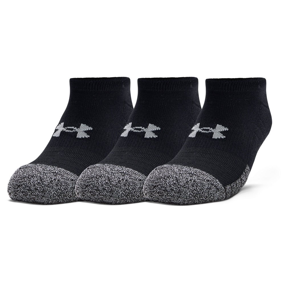 Under Armour Skarpetki treningowe UNISEX 1346755-001 HEATGEAR NS 3-PACK czarny M