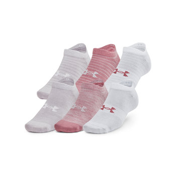 Under Armour, Skarpety treningowe Unisex (6-pack), Essential No Show, 1370542-697, Multikolor, Rozmiar M - Under Armour