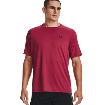 Under Armour Tech 2.0 Short Sleeve 1326413-664, Mężczyzna, T-shirt kompresyjny, Bordowy - Under Armour