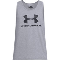 Under Armour, Top sportowy męski, Sporstyle Logo Tank, 1329589-036, Szary, Rozmiar XL