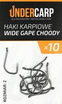 Ganci TJR Tackle Per Carpa - Chod Wide Gape Curve Shank, PTFE, Micro Barb. Opzioni 10-100 Pezzi.