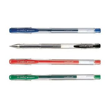 Uni, długopis żelowy UM-100, niebieski - Uni